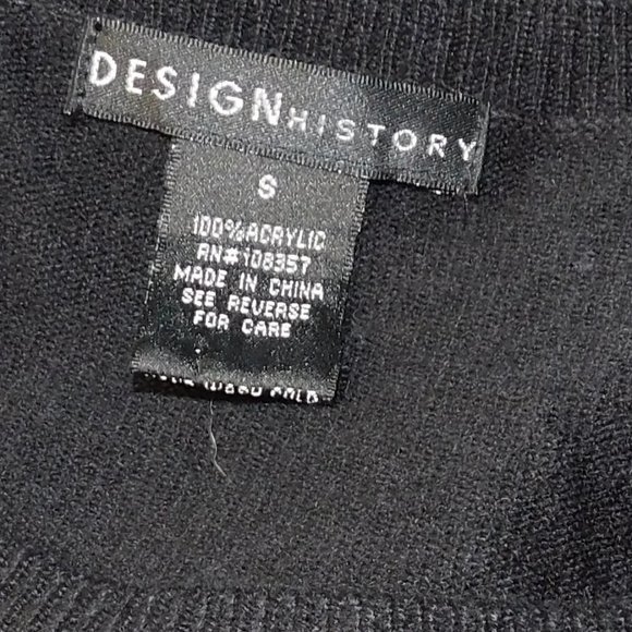 Design History Black Embellished Sweater Dress - Picture 5 of 7